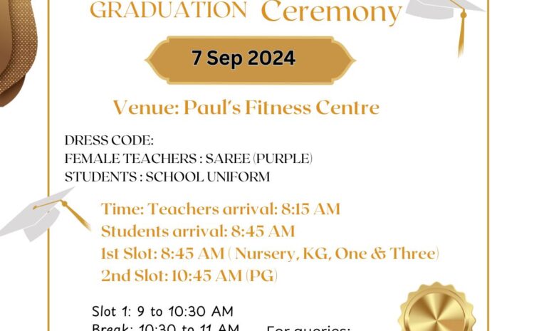  GRADUATION Ceremony