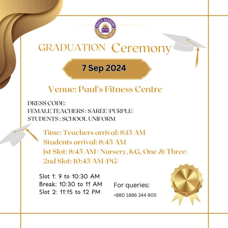 GRADUATION Ceremony